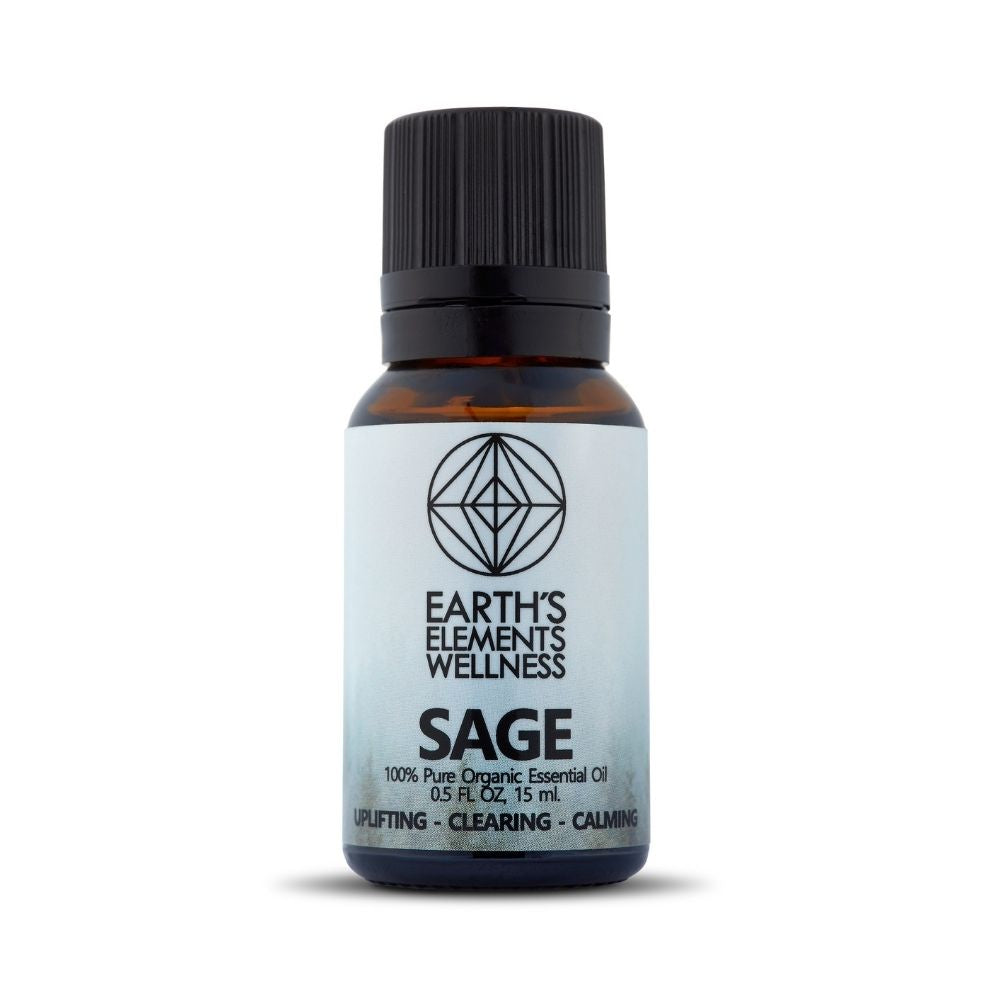 Organic Sage Essential Oil Earths Elements