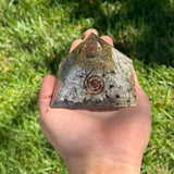 Moonstone Orgonite Pyramid