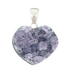 Pendant - Heart, Amethyst