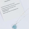 Necklace - Raw Aquamarine 
