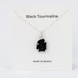 Necklace - Raw Black Tourmaline