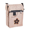 Beige Passport Bag