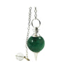 Pendulum Sphere Green Aventurine -earths elements