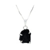 Raw Black Tourmaline Crystal Necklace