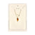 Raw Citrine Heart Crystal Necklace