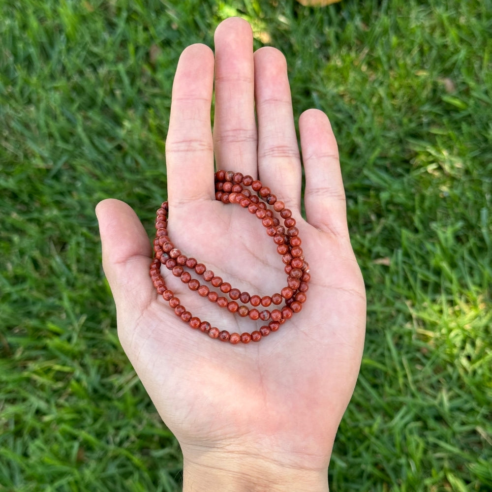 Red Jasper Mini Bracelet 4mm