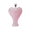 Rose Quartz Angel Pendant