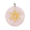 Rose Quartz Metatron's Pendant