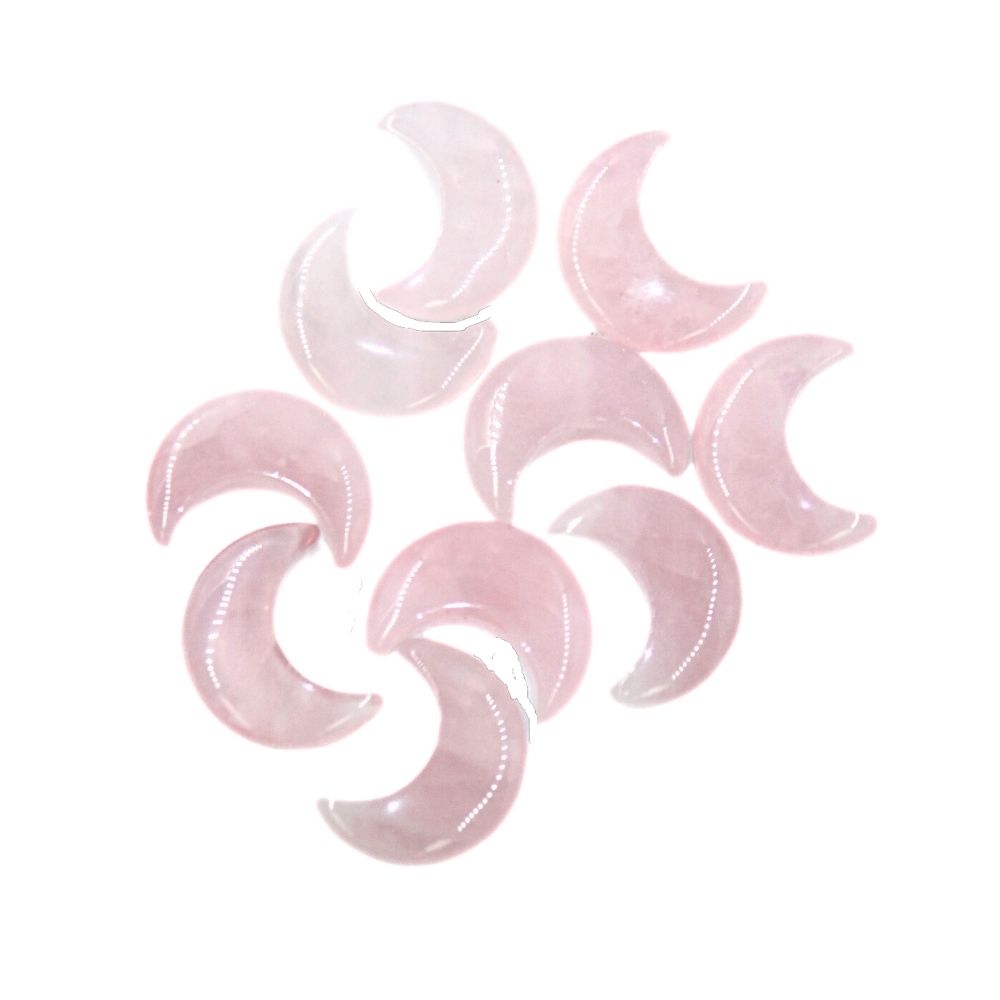 Rose Quartz Mini Half Moons