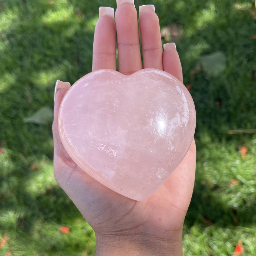 Large Rose Quartz Heart