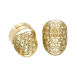 Sacred Geo Ring - Flower of Life Gold