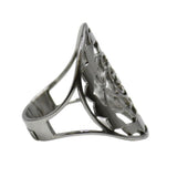 Sacred Geo Ring - OM Silver
