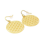 Sacred Geometry Flower of Life Earrings