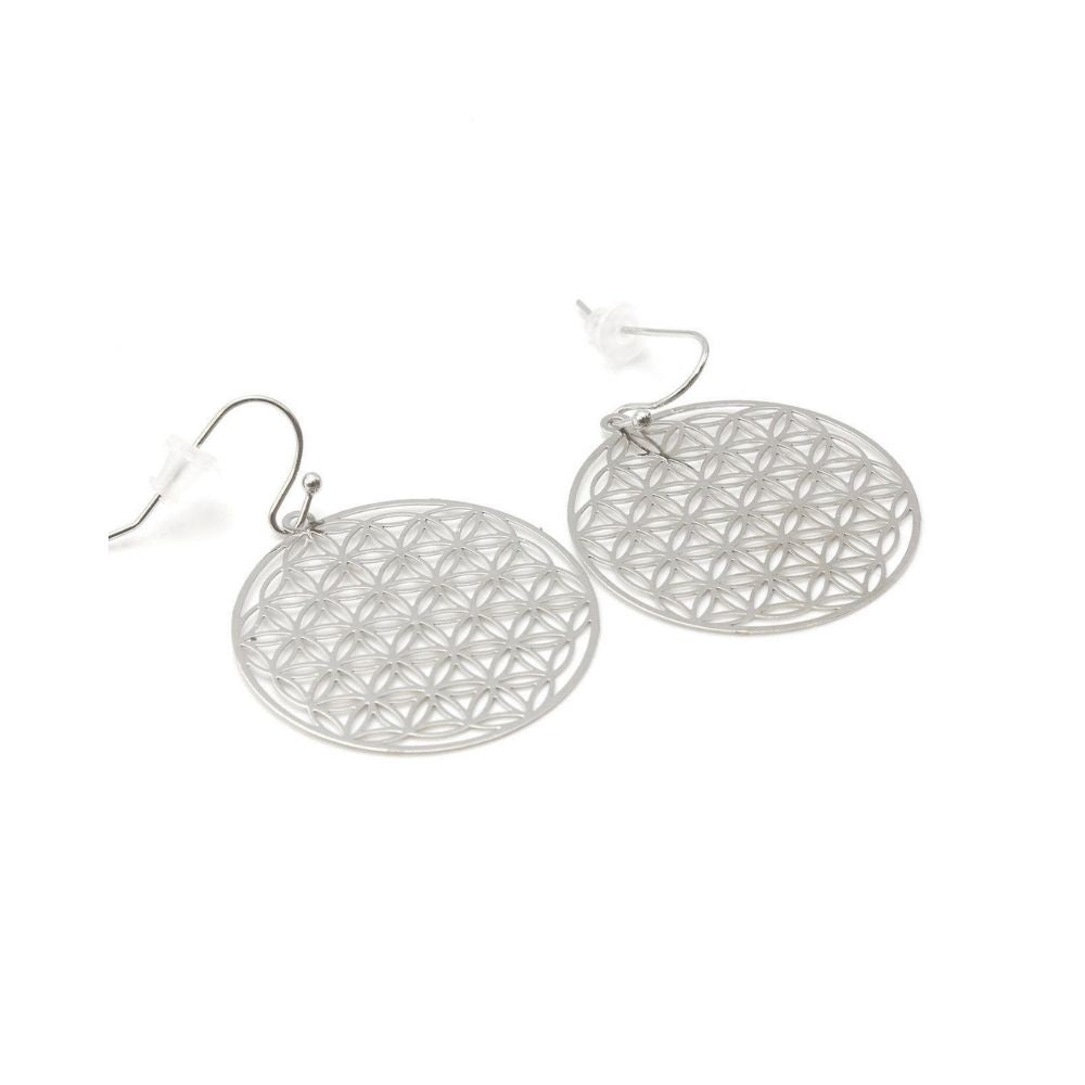 Sacred Geometry Flower of Life Earrings