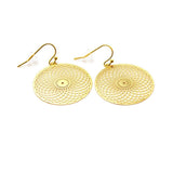 Sacred Geometry Torus Vortex Earrings