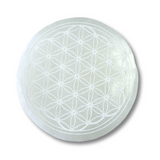 Selenite Flower Of Life Coaster