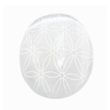 Selenite Flower of Life Palmstone