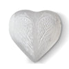 Selenite Heart Carved Angel Wings