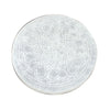 Selenite Heart With Flowers Charging Coaster