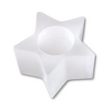 Selenite Star Candle Holder