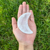 Selenite Half Moon Plain Charging Coaster