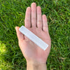 Selenite Raw Wand