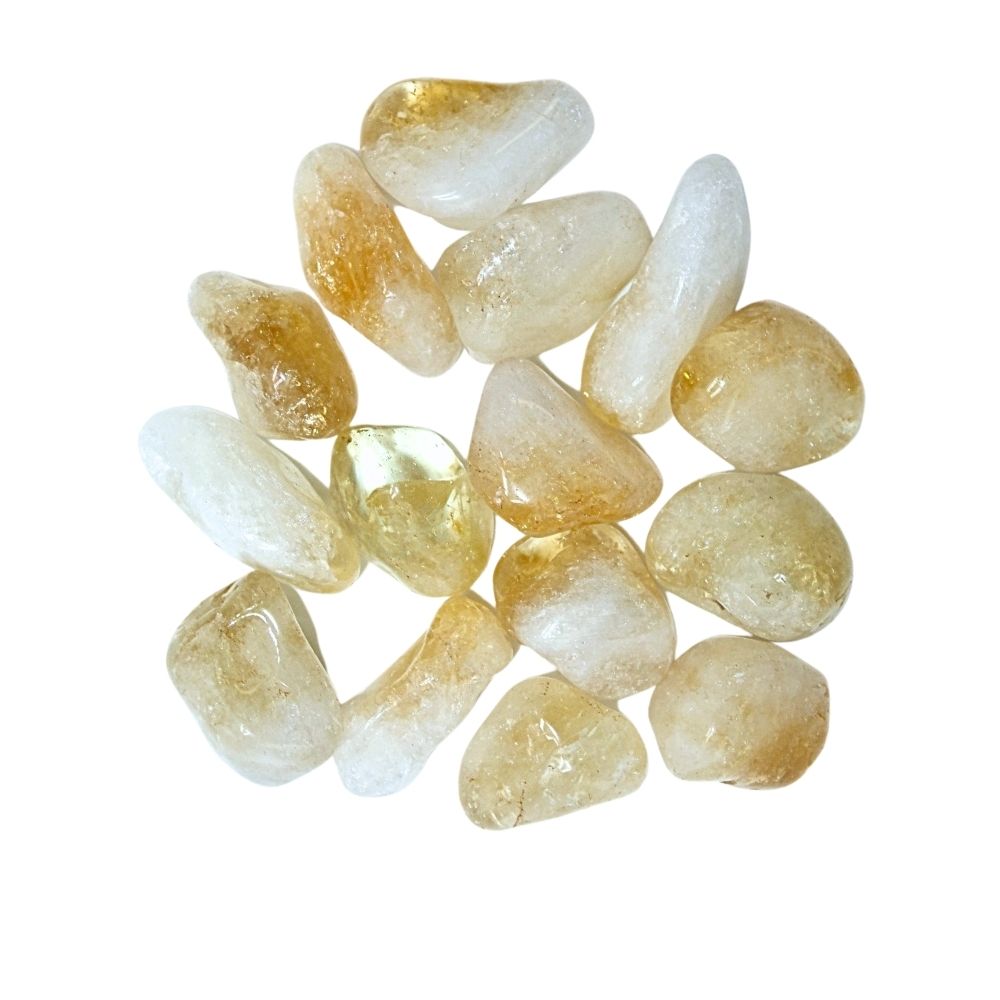 Citrine Tumbled, citrine stone for confidence and positivity