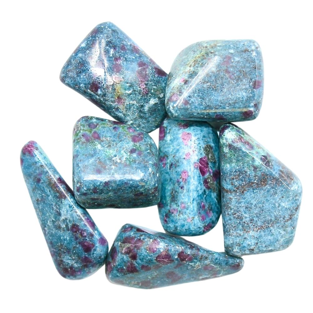 Ruby in Kyanite - Tumbled