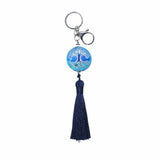 Tree of Life Tassel Keychain