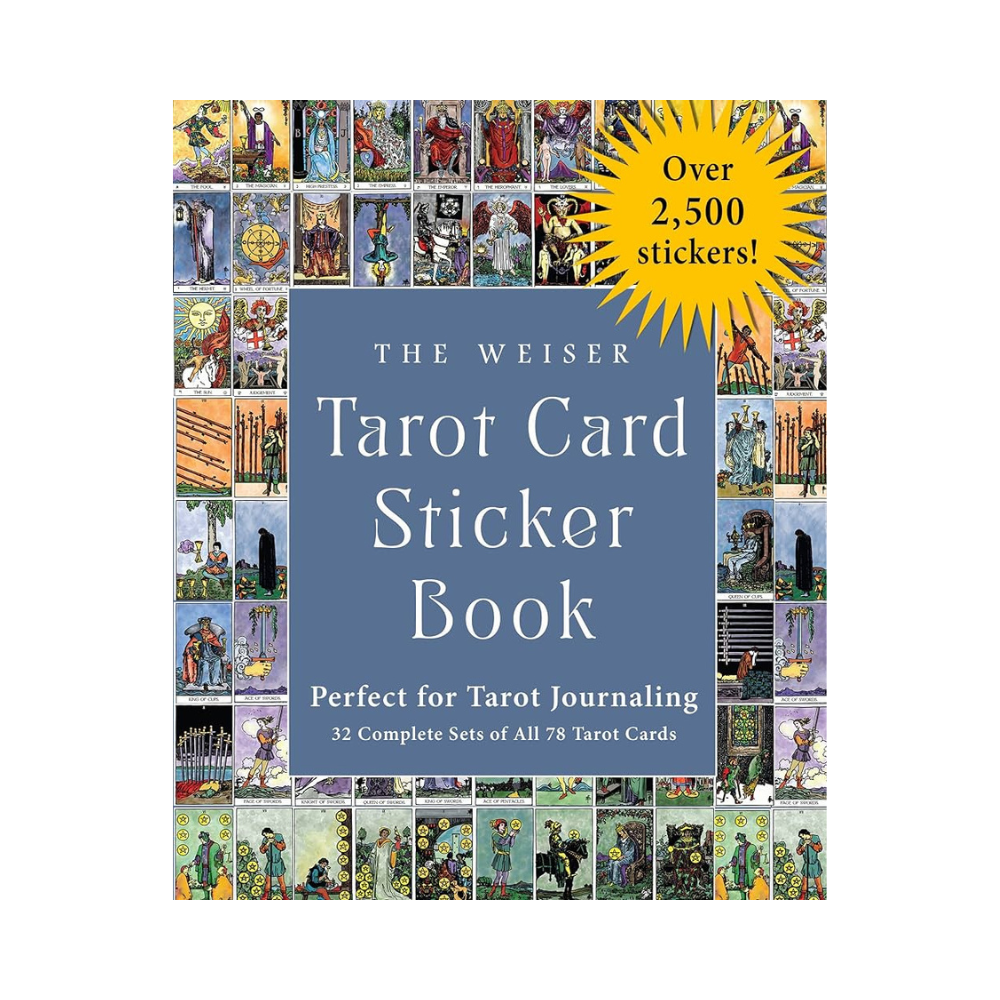 The Weiser Tarot Card Sticker Book | Earths Elements
