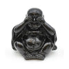 Three Wise Buddha - See/Hear/Speak No Evil Statue Black