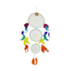 Tiered Dreamcatcher with Colored Feathers