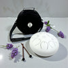 White Steel Tongue Drum - 10"