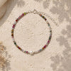 Tourmaline Faceted Stone & Pearl Collection Bracelet