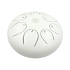 White Steel Tongue Drum - 12"