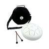 White Steel Tongue Drum - 12"