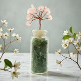 Wishing Jar Healing - Green Aventurine on a marble surface