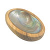 Wood Bowl with Shell
