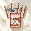 Aboriginal Healing Oracle card set with cover on a light background