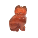 Crystal Cat – Carnelian Large