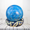blue apatite sphere