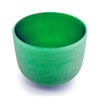 Crystal Singing Bowl, green, heart chakra