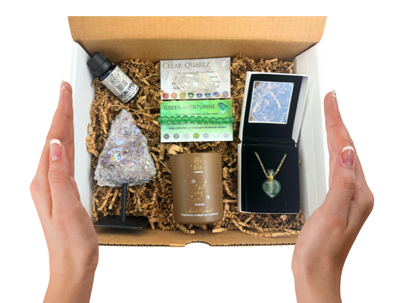 Hands holding a soul subscription box