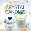 2 new crystal candles:  protection and Luck & prosperity