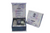 A Wisdom Stone Pack gift set containing three crystal stones in clear quartz, lapis lazuli, and amazonite, presented in a transparent box with a purple and blue design.