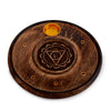 Seven Chakra Incense Stick & Cone Burner Disc